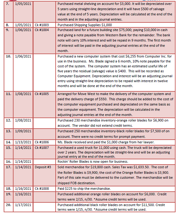Financial Statements listed below. a. Adjusted Trial Balance b. Income Statement C.