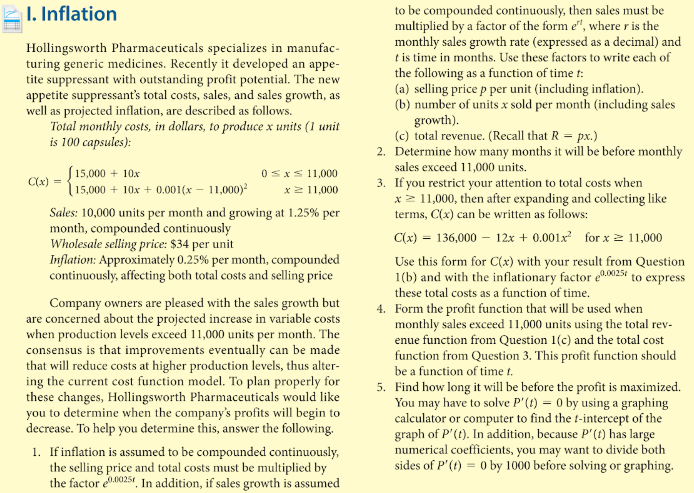 2. Determine how many months it will be before monthly sales exceed
