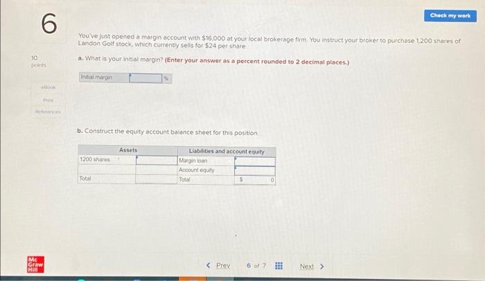 a price of $42. What is your return? What would your return