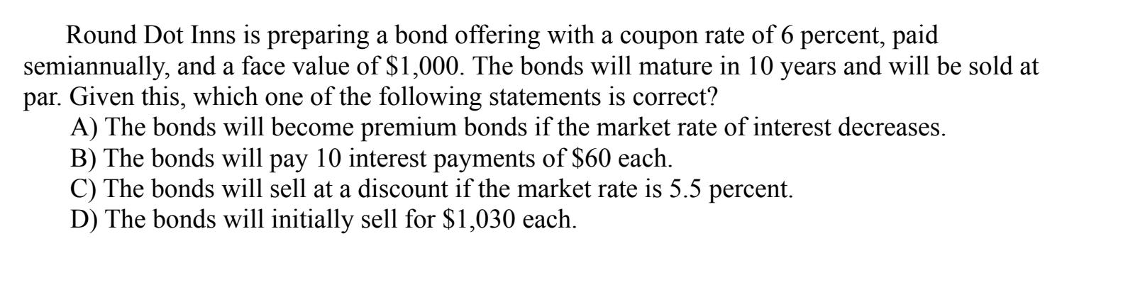  Round Dot Inns is preparing a bond offering with a coupon