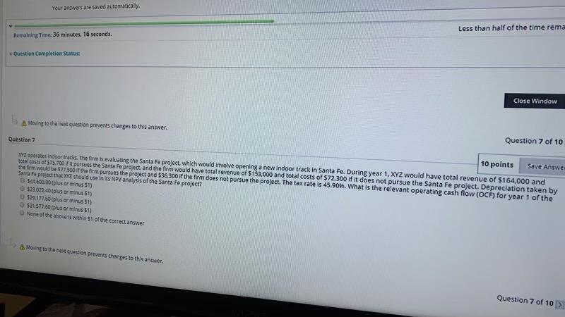 please show work Your answers are saved automatically. Less than half of