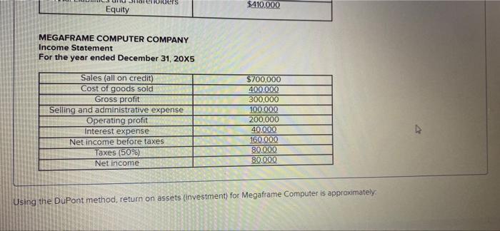 COMPUTER COMPANY Balance Sheet As at December 31, 20X5 ASSETS 57 Cash