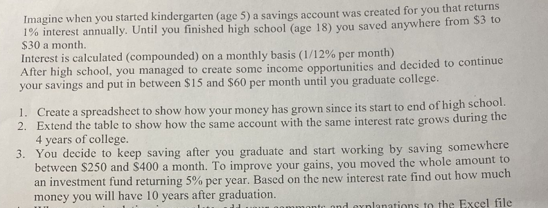 ALSO ATTACH A EXCEL WORKSHEET DISPLAYING THE FOMULAS APPLIED ON THE