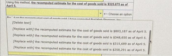 one is delete text is a picture for possible answers for each