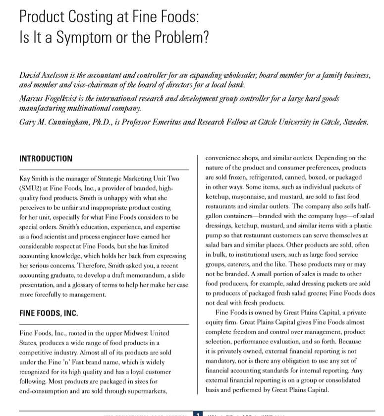 Please make a report under YOUR REPORT section: the 3 questions that