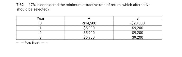 Please do 7-62 and 7-67. Please do both questions and show all
