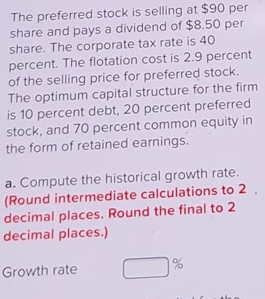 its cost of capital for use in making a capital budgeting decision.