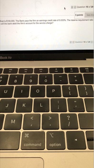 clear and visible Question 10 The firm has a monthly ledger balance