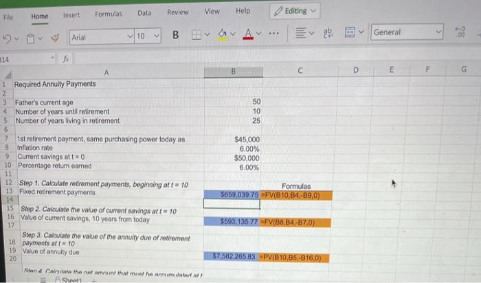 is now 50 years old, plans to retire in 10 years, and