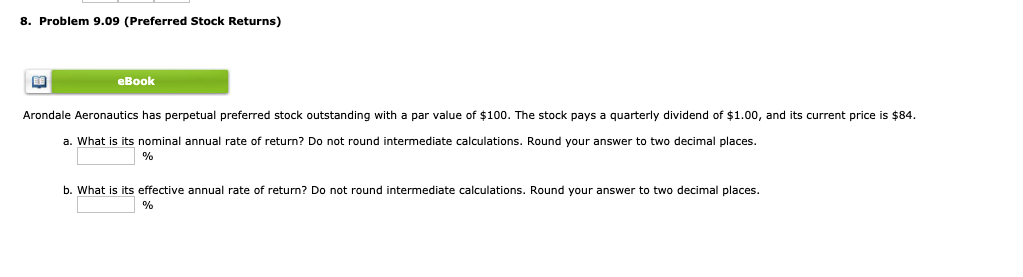 HW 9, Q8 Please help me solve this. I only have 1