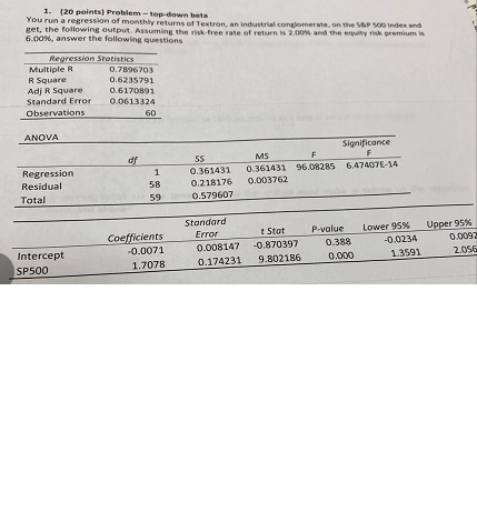  C. Compute the annualized Jensen's alpha. What does this value tell