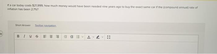  - Use financial calculator - Show work in this format ex.