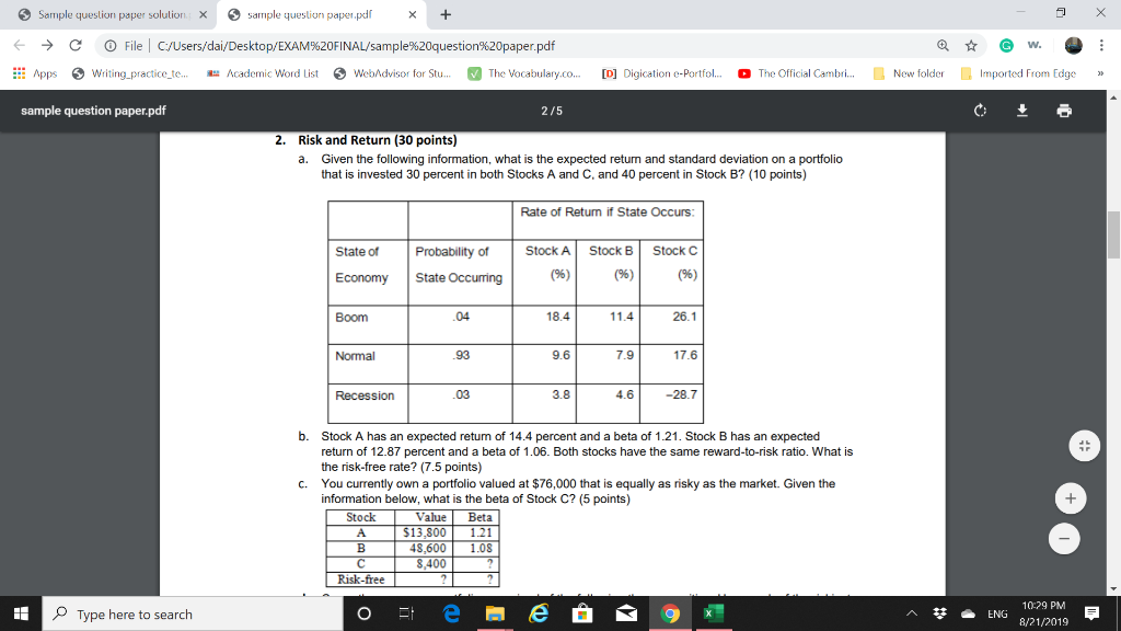 X sample question paper.pdf Sample question paper solution: + X X