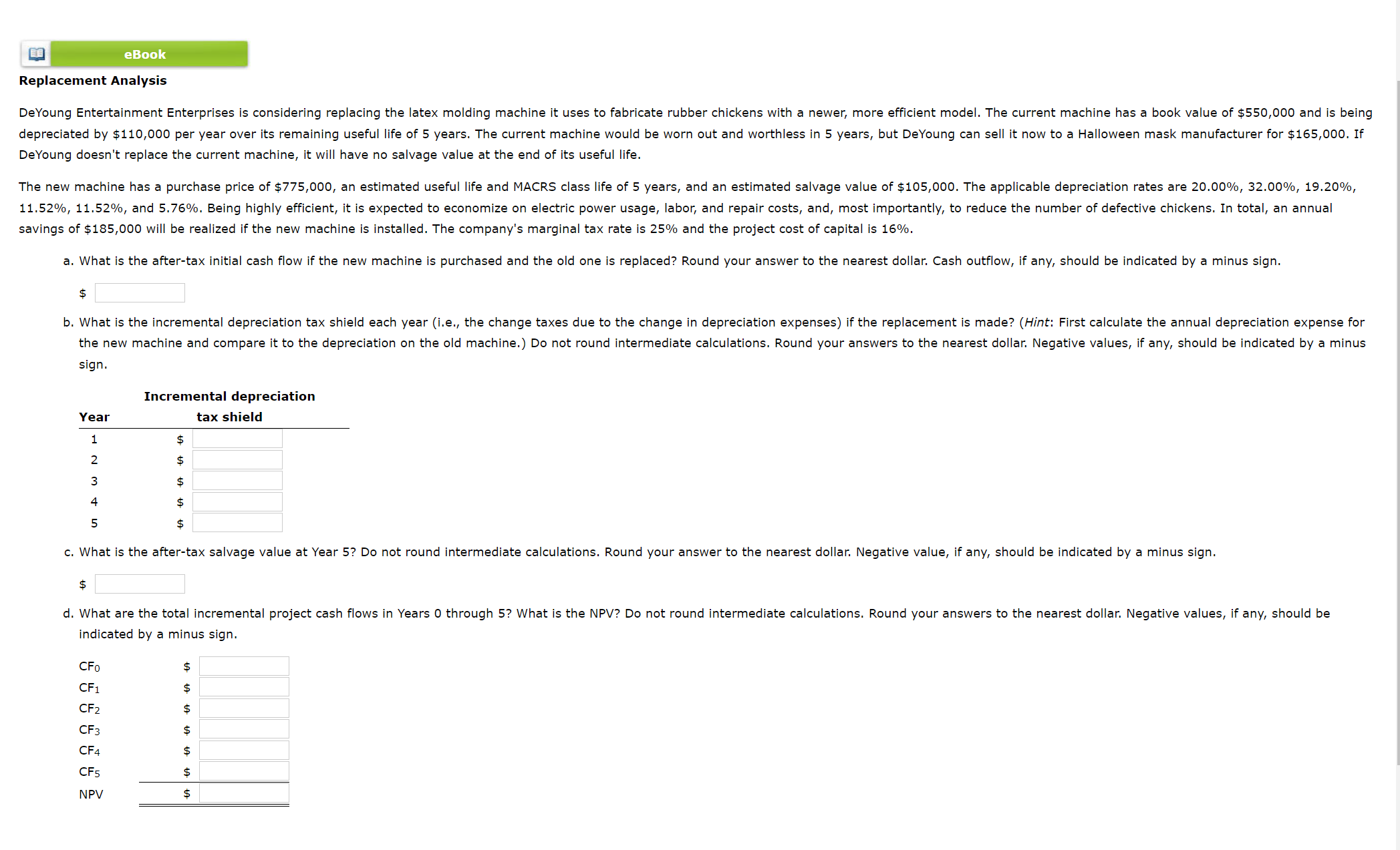 Please answer with steps. This is all relevant info eYoung doesn't replace