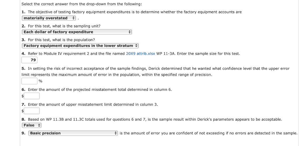 of misstatements in classifying expenditures as repairs and maintenance expense or factory