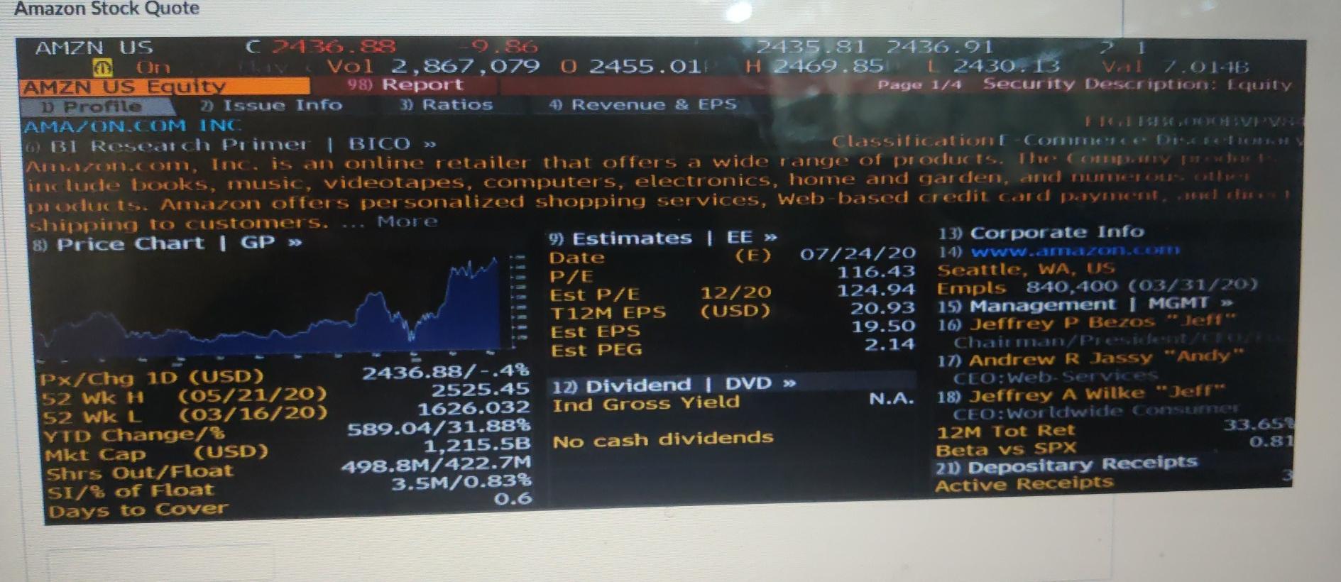 expected market return and risk-free rate from the Walmart WACC estimate. Answer