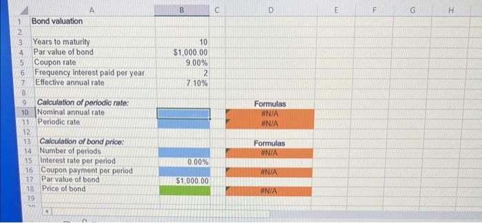 -year, $1,000 par value bond. Its coupon rate is 9%, and interest