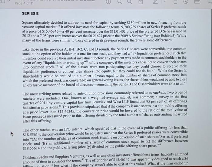  Consider the valuation methods we discussed in this class. the case