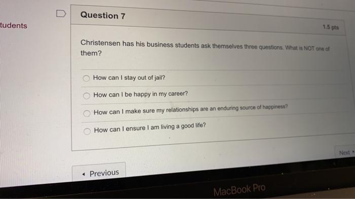 describes the marginal cost mistake as discussed by Christensen? The change in