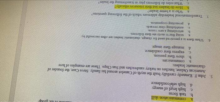  Biop 3 communication skill b task focus e high level of