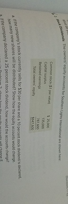 please show all work wnat do yU e owners' equity accounts