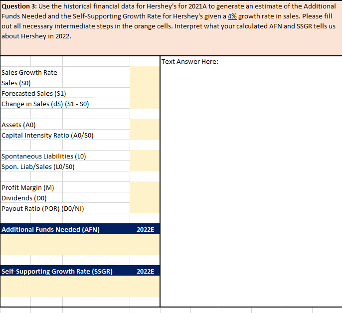 Help with this Question! Question 3: Use the historical financial data for