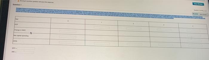  Pringles Chips is considering to start a new production plan that