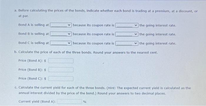 0/10 Excel Online Structured Activity: Bond Valuation Submit Clifford Clark is a