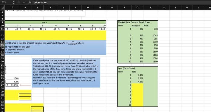 9 5% 6% 4% 5% 10 Spot (Zero Curve) Term rate 1