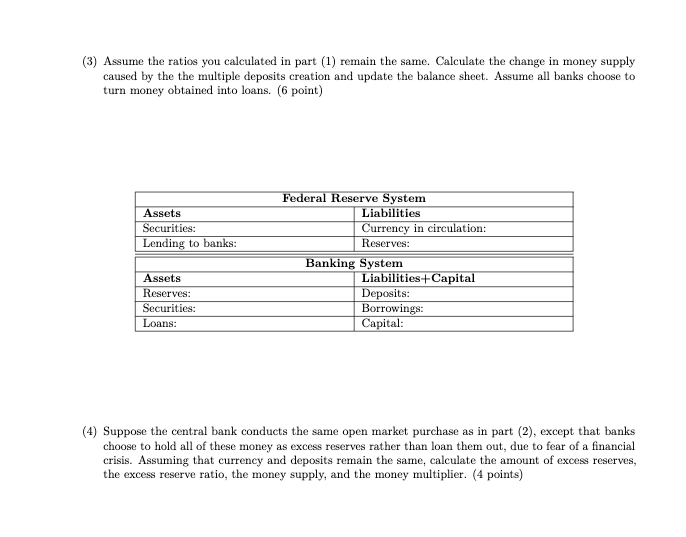ratio on checkable deposits is 10%. Suppose that currency in circulation is