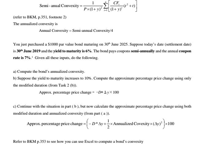 par value bond maturing on 30th June 2025. Suppose today's date (settlement