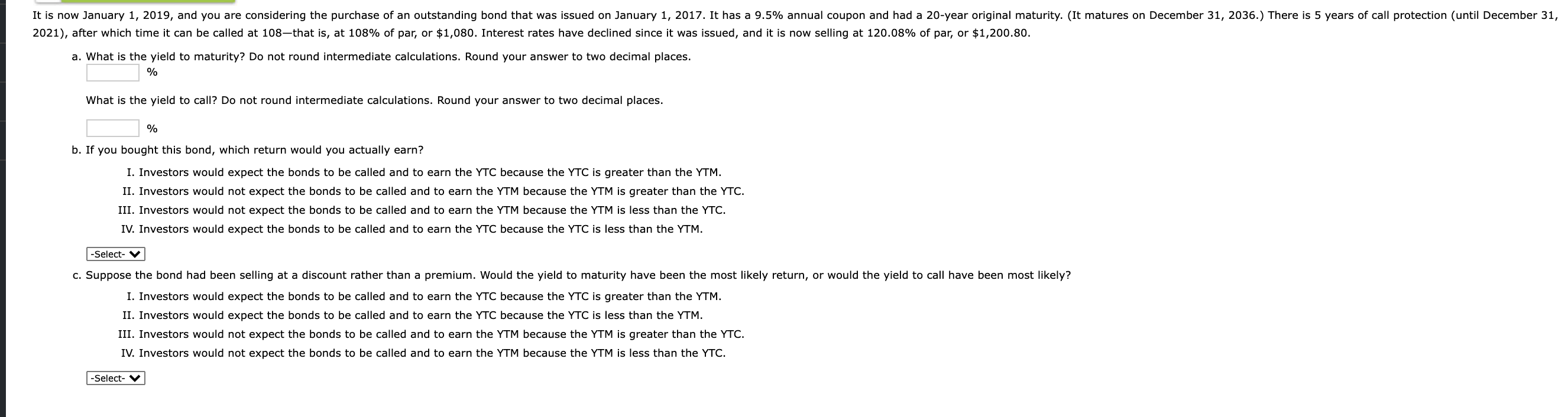Yield to Maturity) ER eBook Problem Walk-Through Pelzer Printing Inc. has bonds
