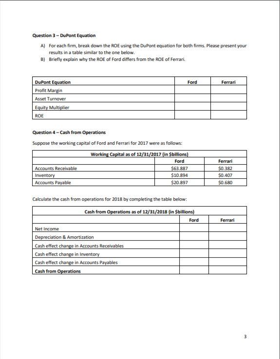 intended to give youa practical application of comparing two different firms based