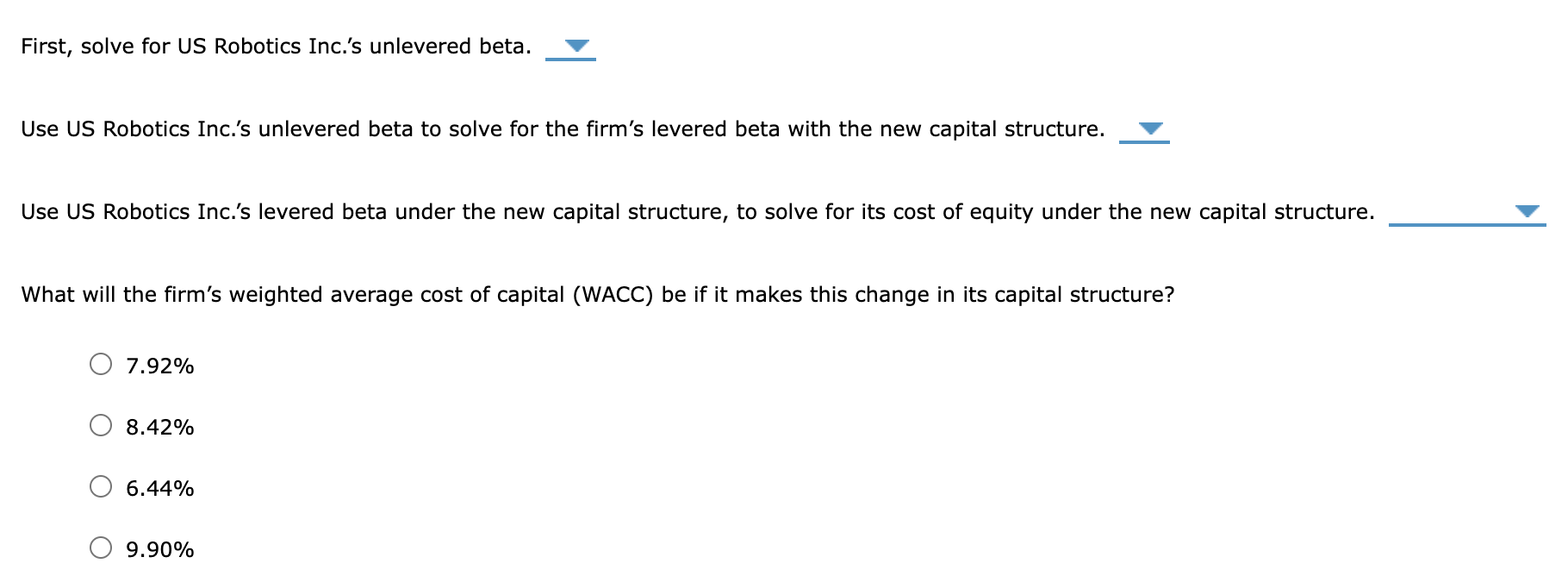 of 35% debt and 65% equity. However, Globex Corp.'s CFO has suggested