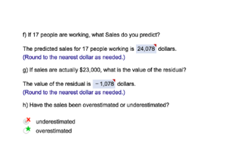from Number of Sales People Working. Complete parts a through h below
