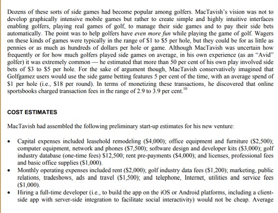 the venture. This should be based on the case and, as needed,