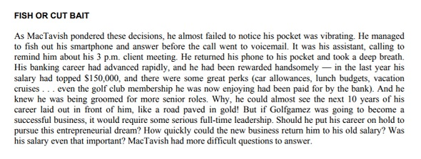 including a discussion of operating costs. Articulation of assumptions undergirding the expense