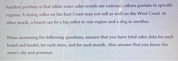 Home Depot is a major retail chain specializing in the sale of