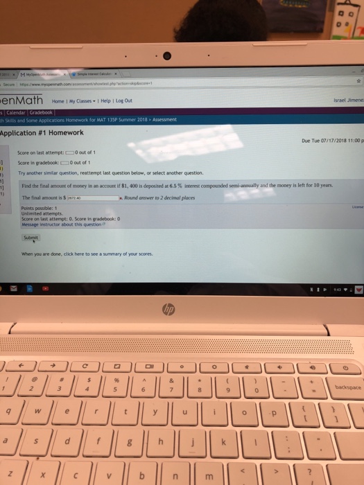  I need help please Home 1 My Classes-1 Help I Log