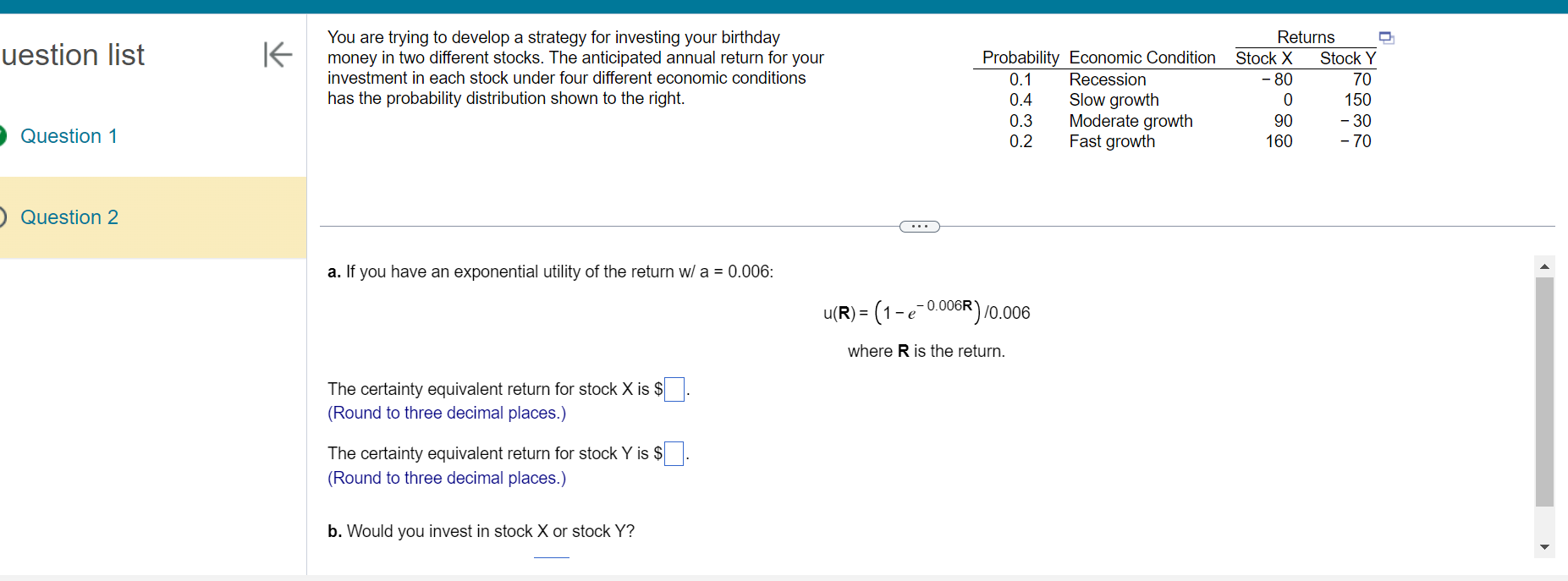 Please help with part a and b. You are trying to develop