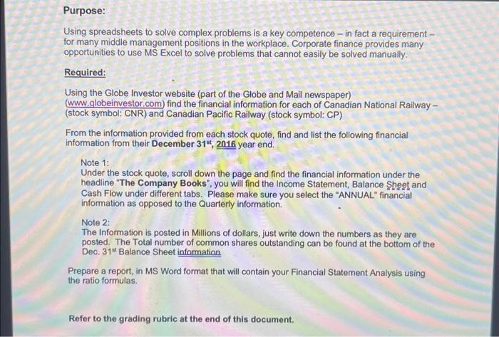  Using spreadsheets to solve complex problems is a key competence -