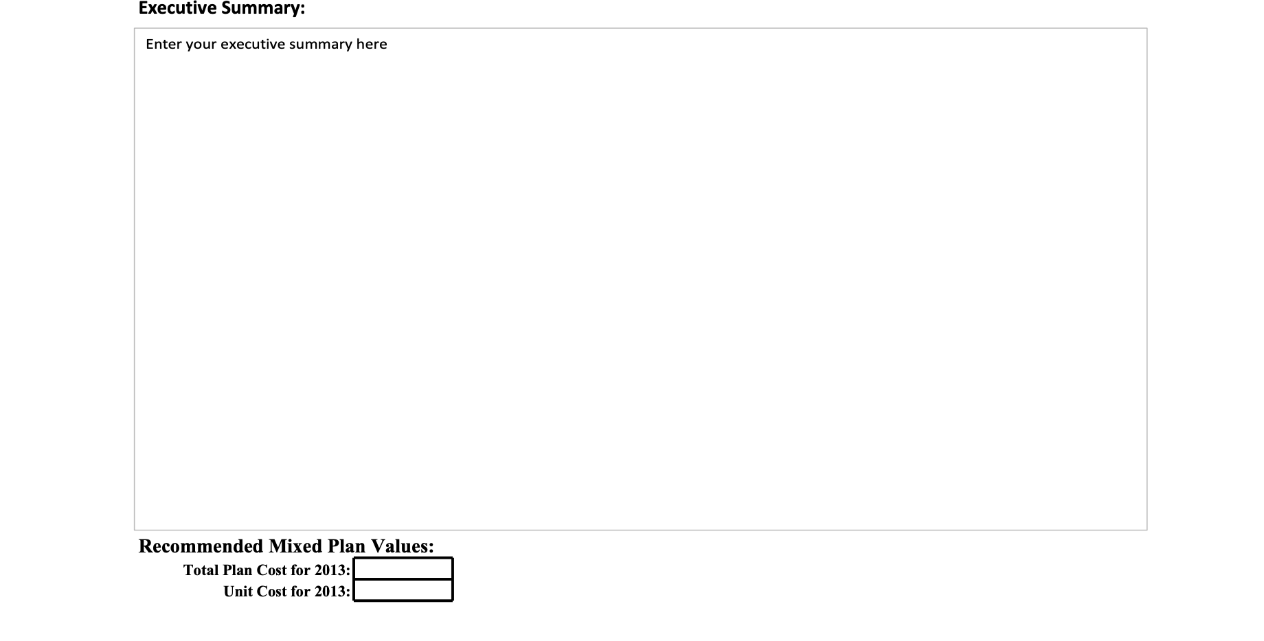 chase strategy. (20 points) One optimized aggregate plan (Sales and Operations Plan)