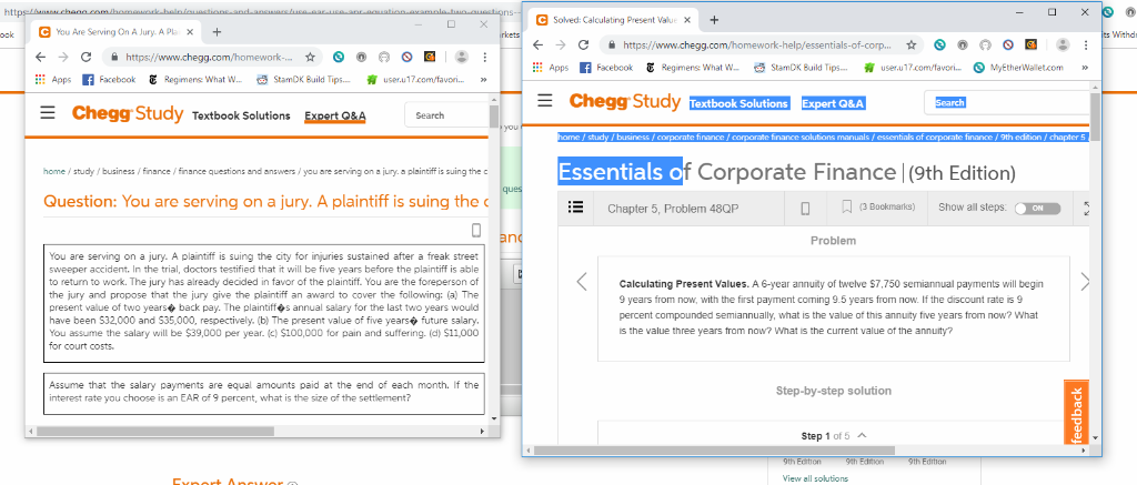 When do you use EAR and when do you use APR in