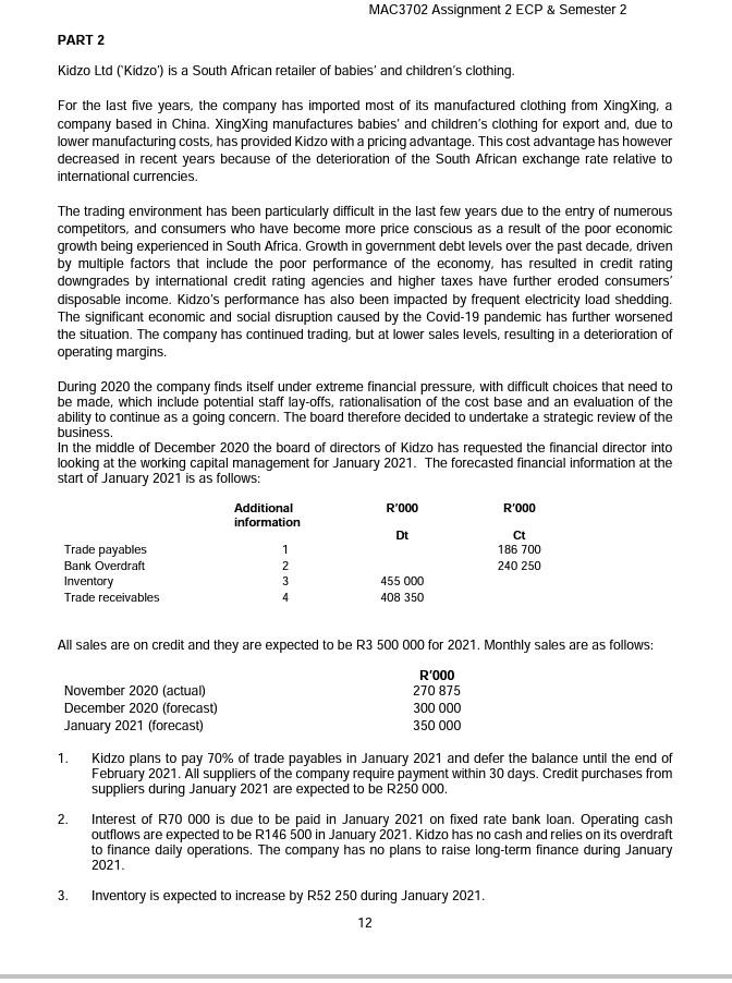 expenses includes a once off expense related to expert valuation costs incurred
