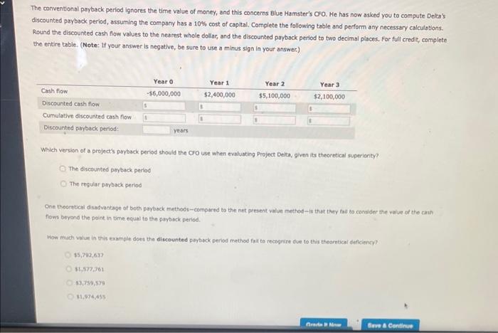payback period that helps in their capital budgeting decisions. Consider the case