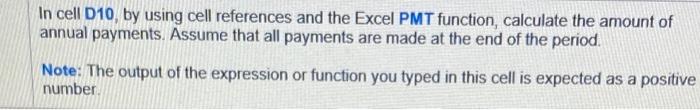 should be paid on the loan. Assume that all interest payments are