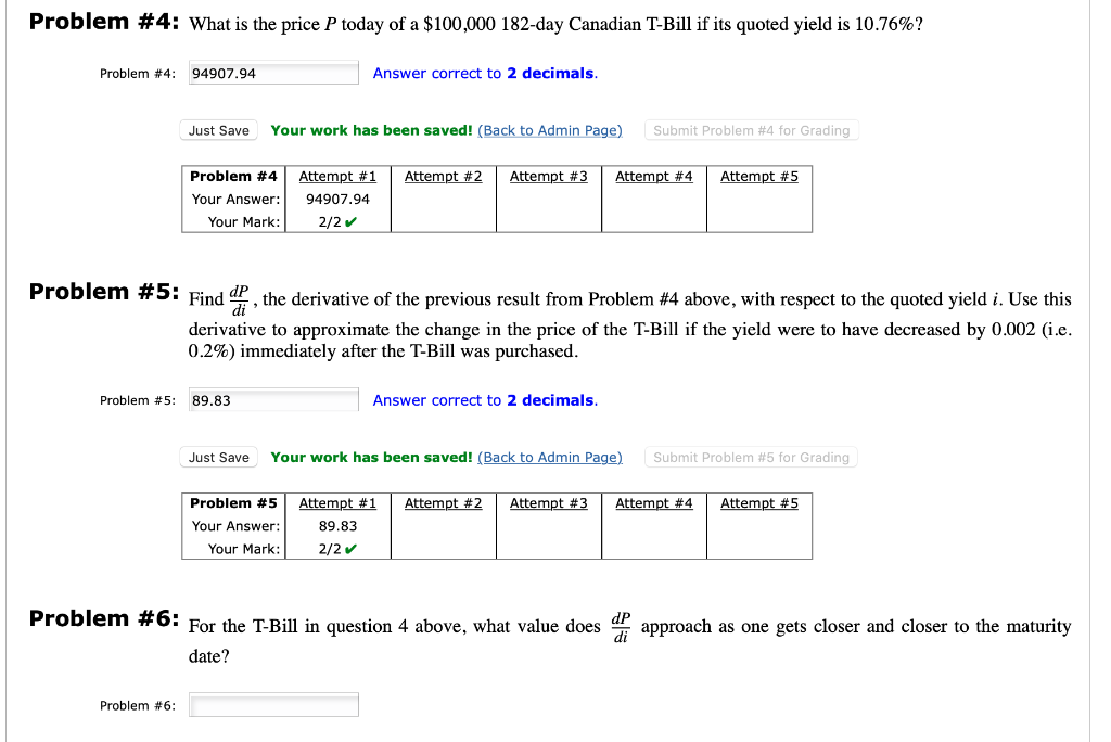  plz how to do question #6 Problem #4: What is the