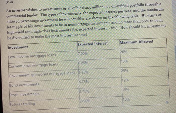in Columbus, Ohio, is considering three advertising media possibilities: (1) ads in