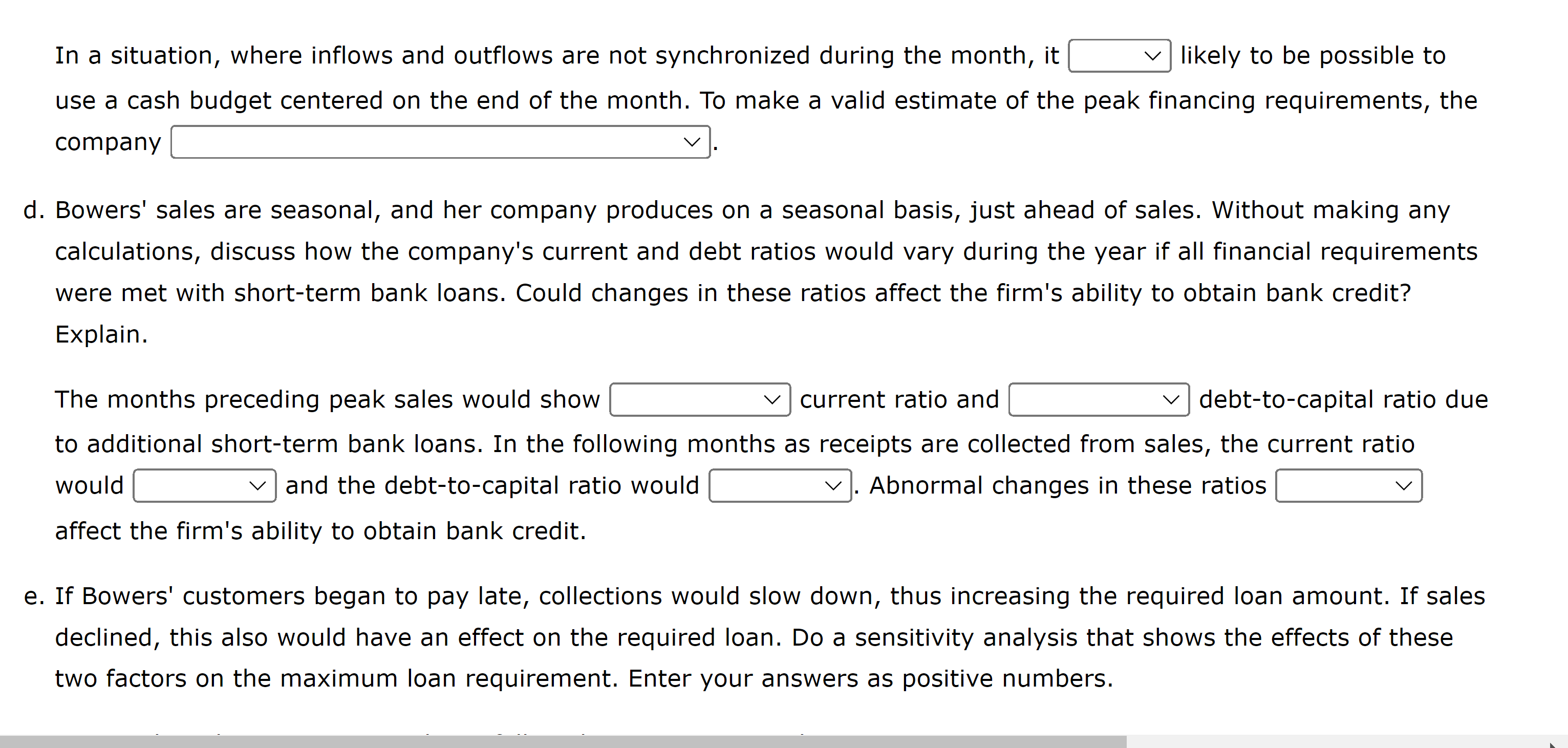 What-If-Analysis > Data Table For row input cell click on cell B5
