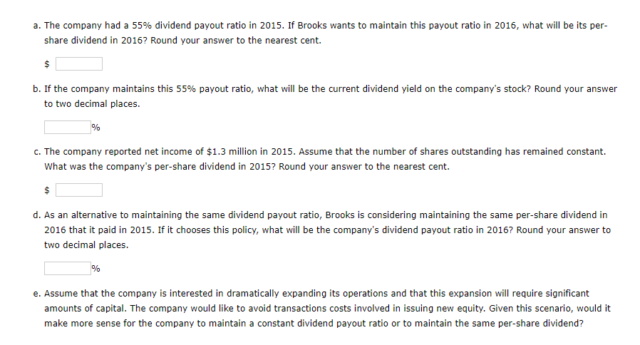 report the following 2016 income statement (shown in thousands of dollars). Sales